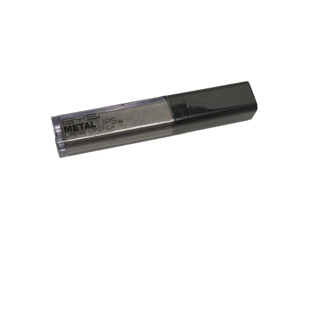 BYS METAL‎ LIPS cream lipstick PLATINUM silver 01
